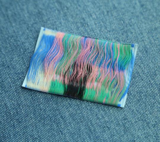 Custom Colorful Etiquette Textile Woven Label For Clothing