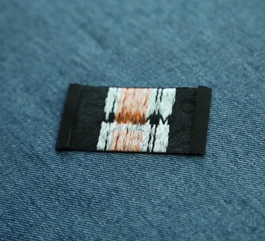 Best Price damask jacquard fabric woven label for clothing