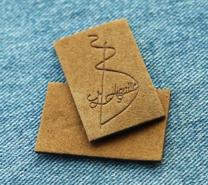 Custom Microfiber Suede Leather Labels