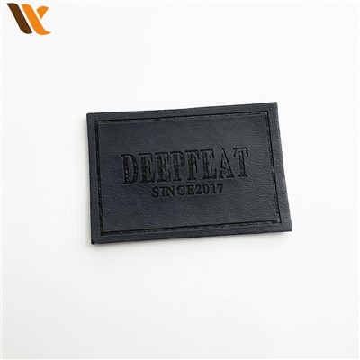 Аксессуары для одежды с тиснением Faxu Leather Label